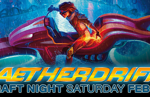 MTG Aetherdrift Draft February 2025 feature card