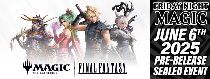 Friday Night Magic: MtG FinalFantasy Prerelease Sealed Event featured image