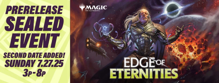 Magic The Gathering Edge Of Eternities Prerelease Sealed Event | 2nd Date feature card